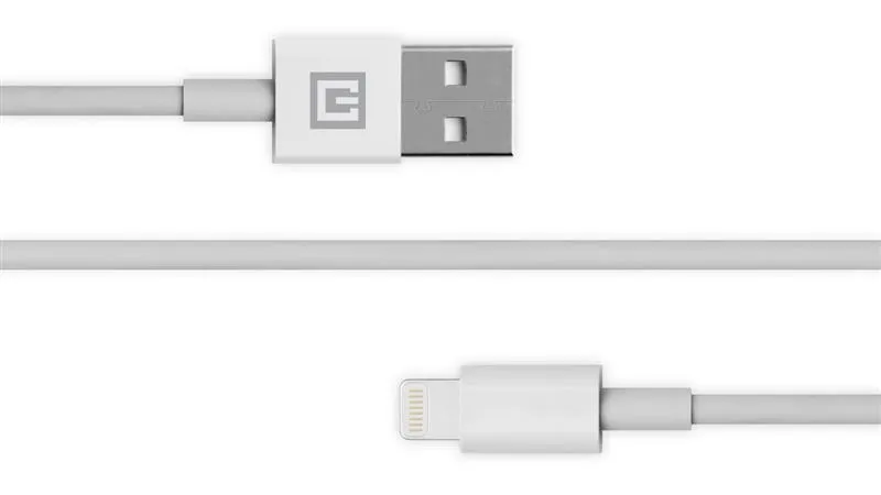 Кабель REAL-EL USB - Lightning (M/M), 2 м, White (EL123500056) - зображення 1