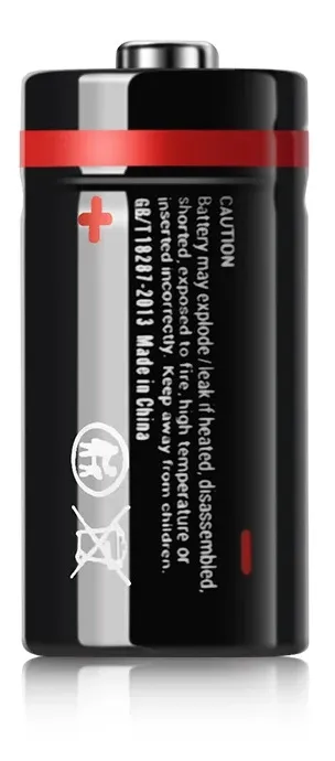 Акумулятор Soshine CR123A/16340 600mAh 1шт - мініатюра 2