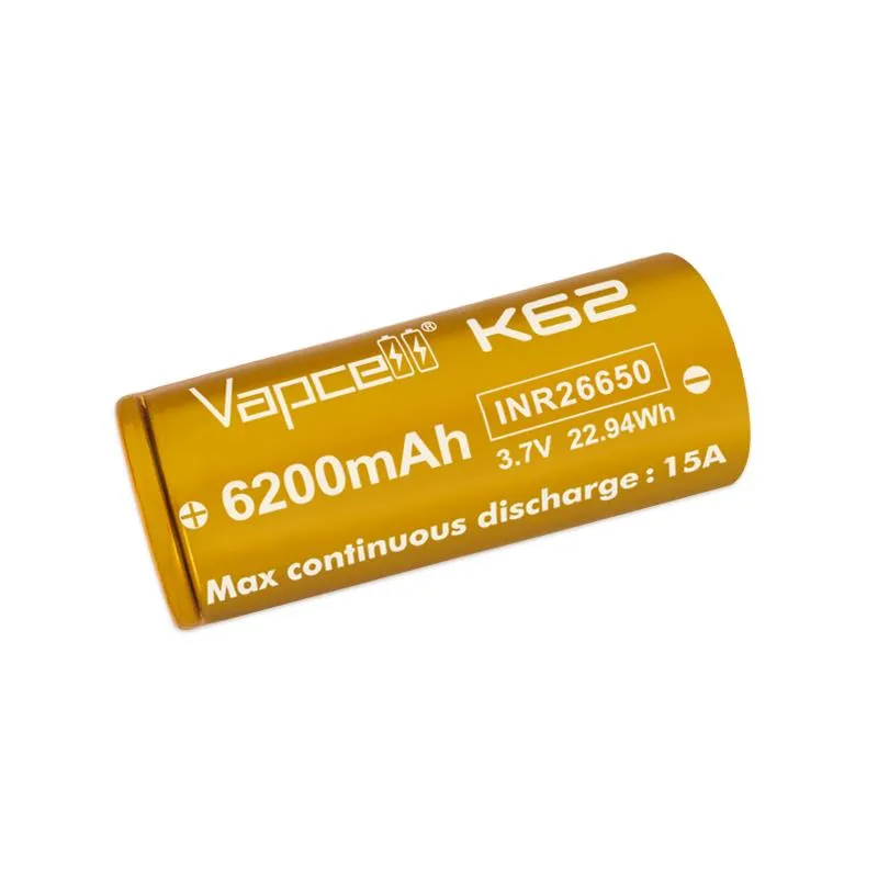 Акумулятор Vapcell 26650 6200mAh 1шт - зображення 1