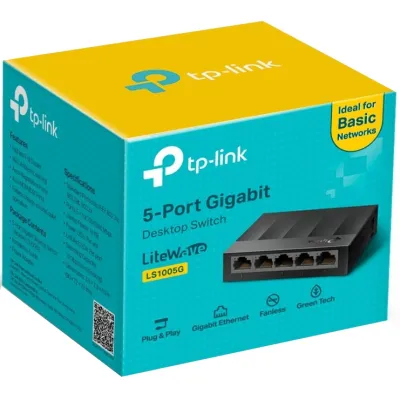 Комутатор TP-Link LS1005G - мініатюра 3