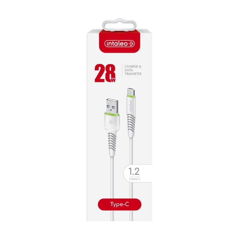 Кабель Intaleo CBFLEXT1 USB - USB Type-C (M/M), 1.2 м, White (1283126568534) - мініатюра 4