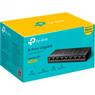 Комутатор мережевий TP-Link LS1008G - мініатюра 3