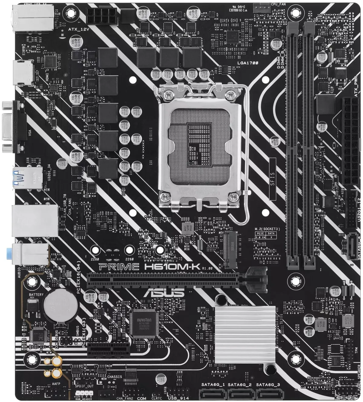 Материнська плата Asus Prime H610M-K Socket 1700 - зображення 1