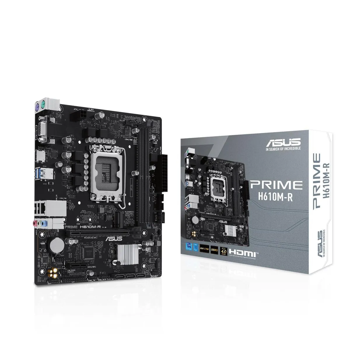 Материнська плата Asus Prime H610M-R-SI Socket 1700 - зображення 1