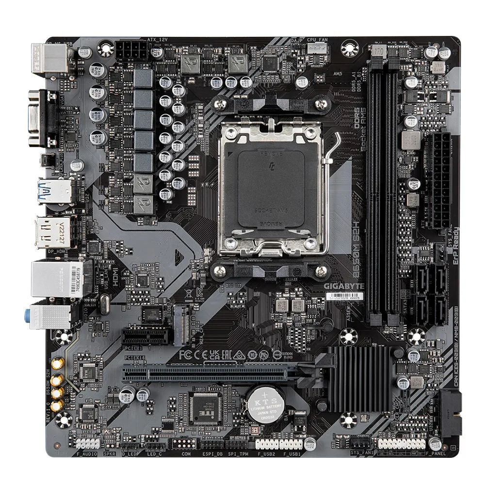 Материнська плата Gigabyte B650M S2H Socket AM5 - мініатюра 2