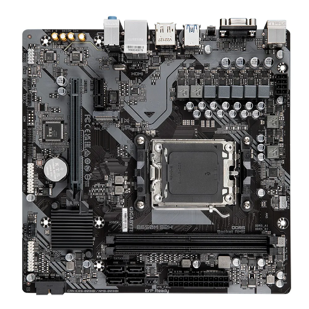 Материнська плата Gigabyte B650M S2H Socket AM5 - мініатюра 4
