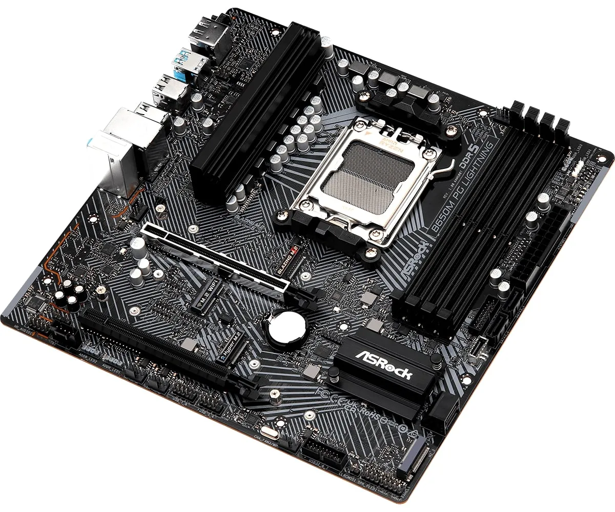Материнська плата ASRock B650M PG Lightning Socket AM5 - мініатюра 3