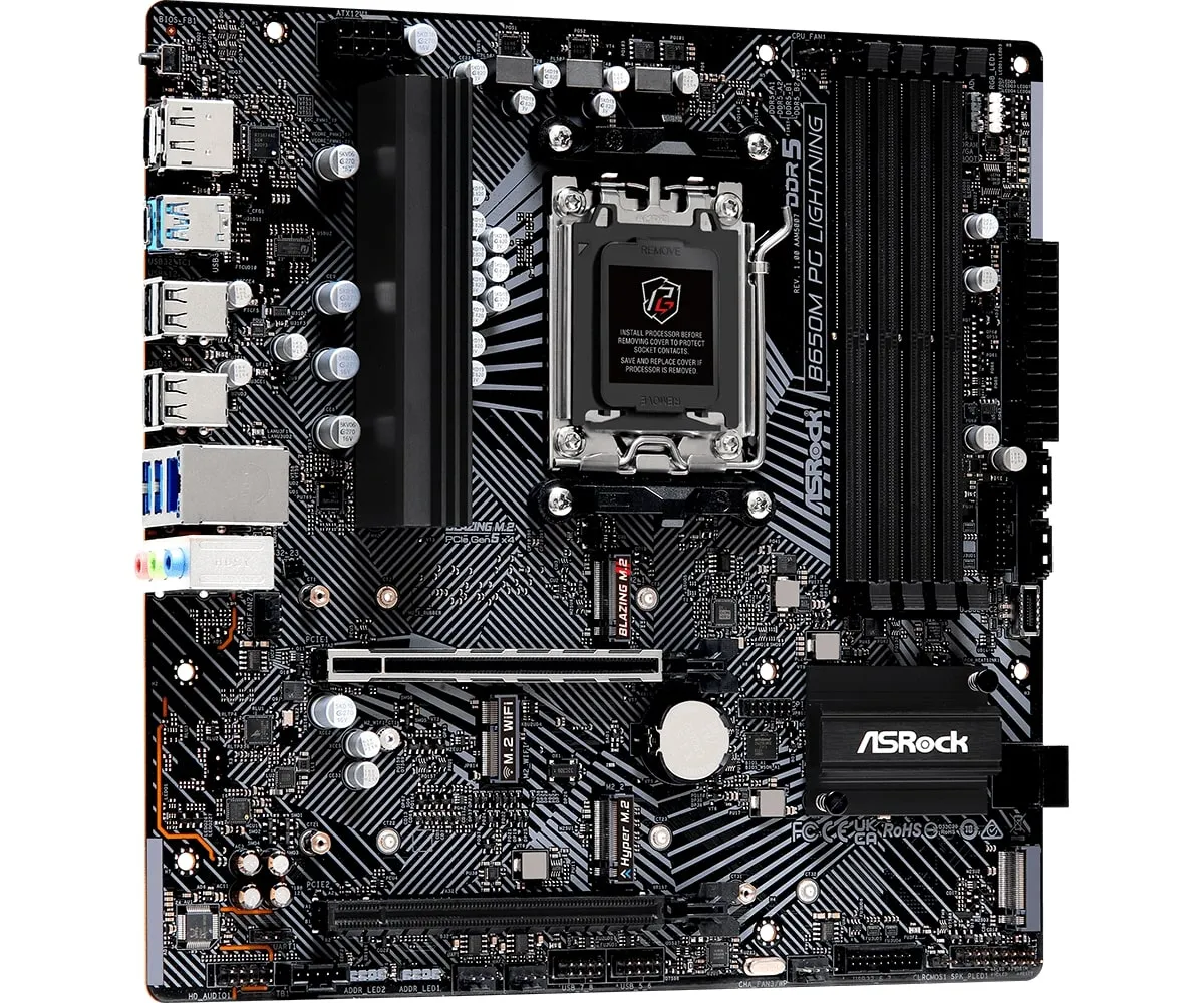 Материнська плата ASRock B650M PG Lightning Socket AM5 - мініатюра 4