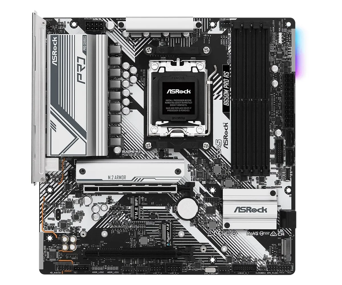 Материнська плата ASRock B650M PRO RS Socket AM5 - зображення 1