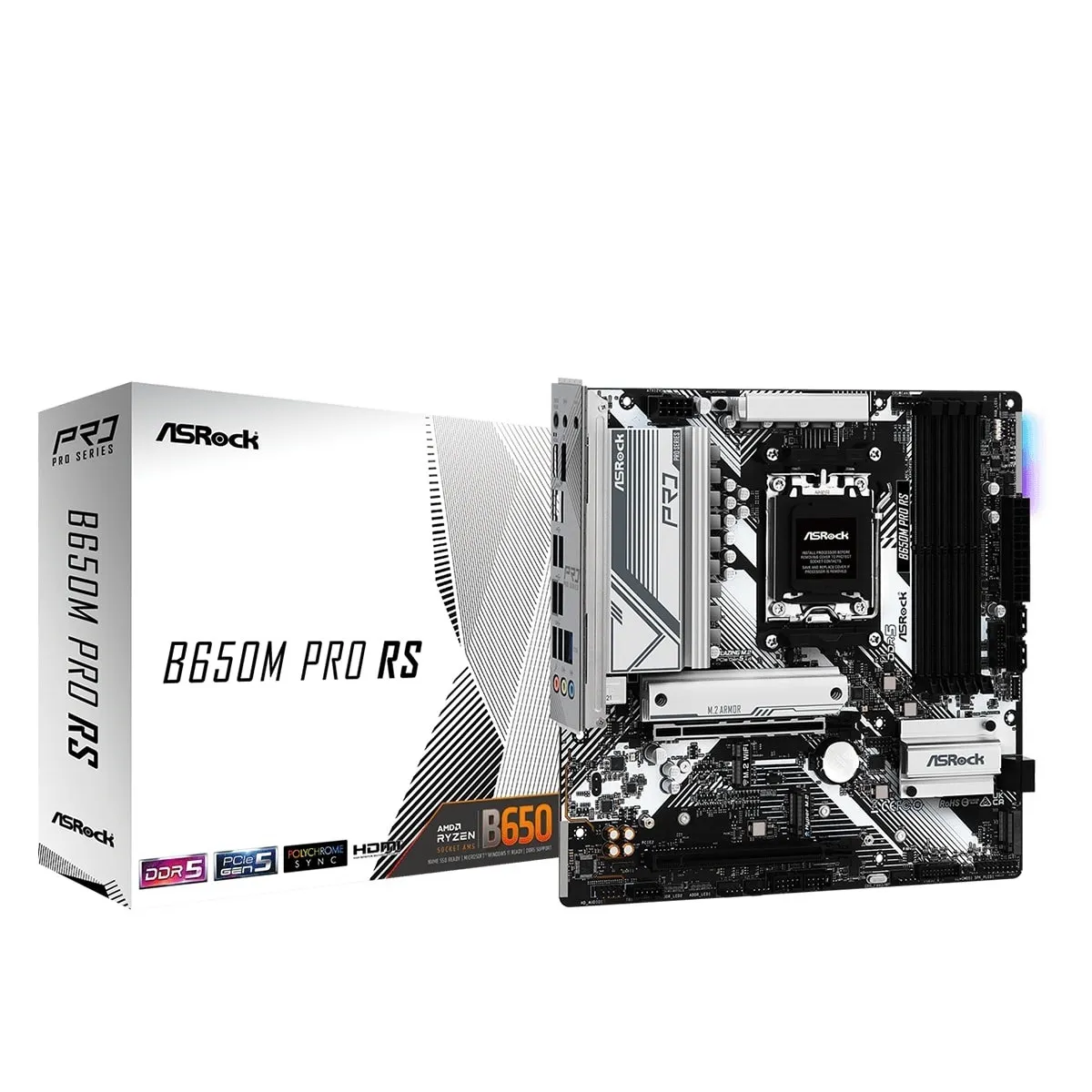 Материнська плата ASRock B650M PRO RS Socket AM5 - мініатюра 6