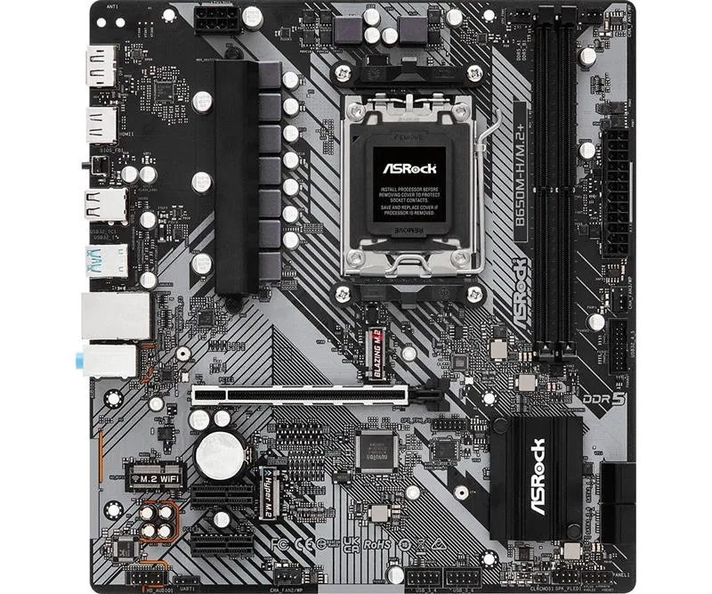 Материнська плата ASRock B650M-H/M.2+ Socket AM5 - зображення 1