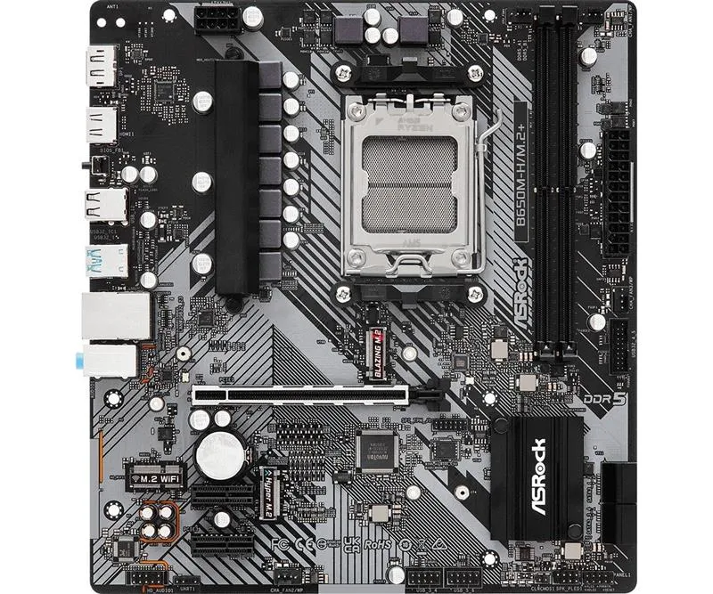 Материнська плата ASRock B650M-H/M.2+ Socket AM5 - мініатюра 2