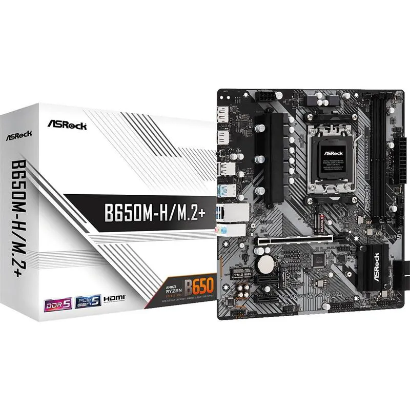 Материнська плата ASRock B650M-H/M.2+ Socket AM5 - мініатюра 6