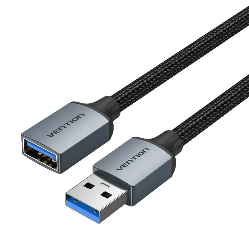 Кабель Vention USB - USB V 3.0 (M/F), 1 м, Black (CBLHF) - зображення 1