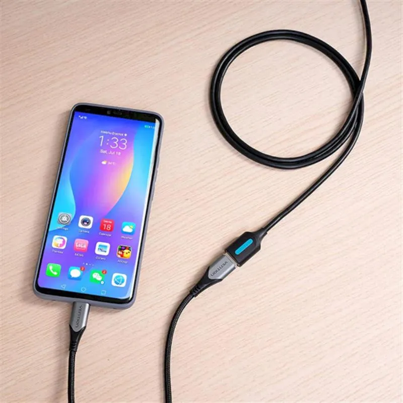 Подовжувач Vention USB - USB (M/F), 0.5 м, Black (CBHBD) - мініатюра 5