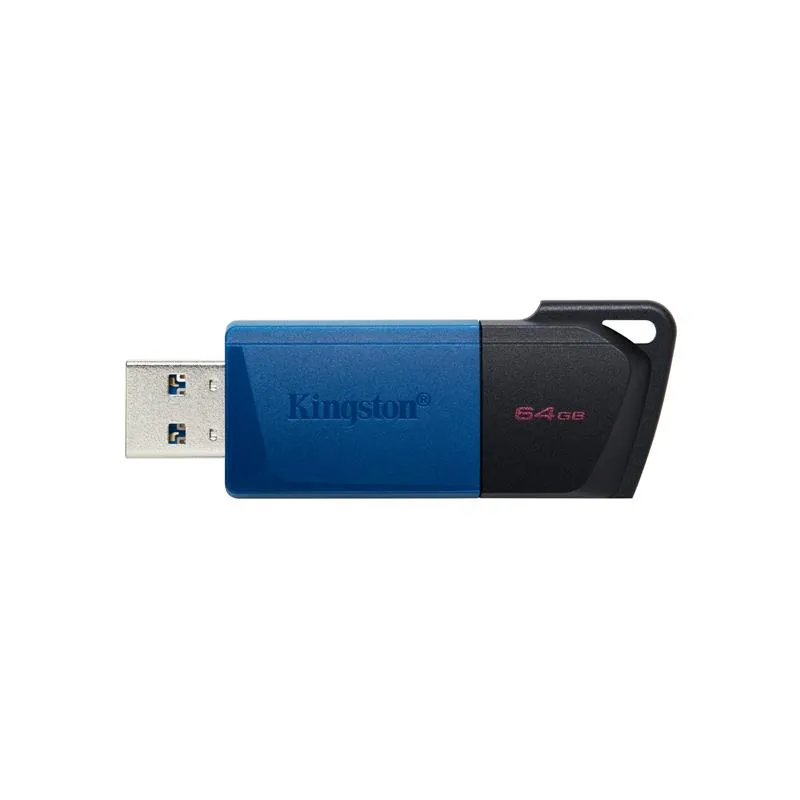 Флеш-накопичувач USB3.2 2x64GB Kingston DataTraveler Exodia M Black/Blue (DTXM/64GB-2P) - мініатюра 3