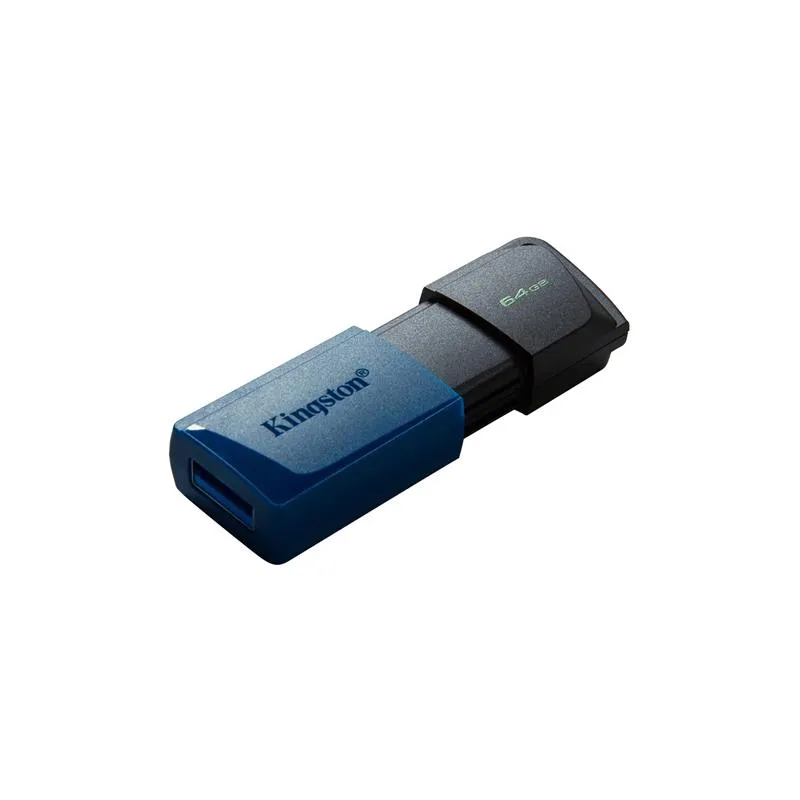 Флеш-накопичувач USB3.2 2x64GB Kingston DataTraveler Exodia M Black/Blue (DTXM/64GB-2P) - мініатюра 5