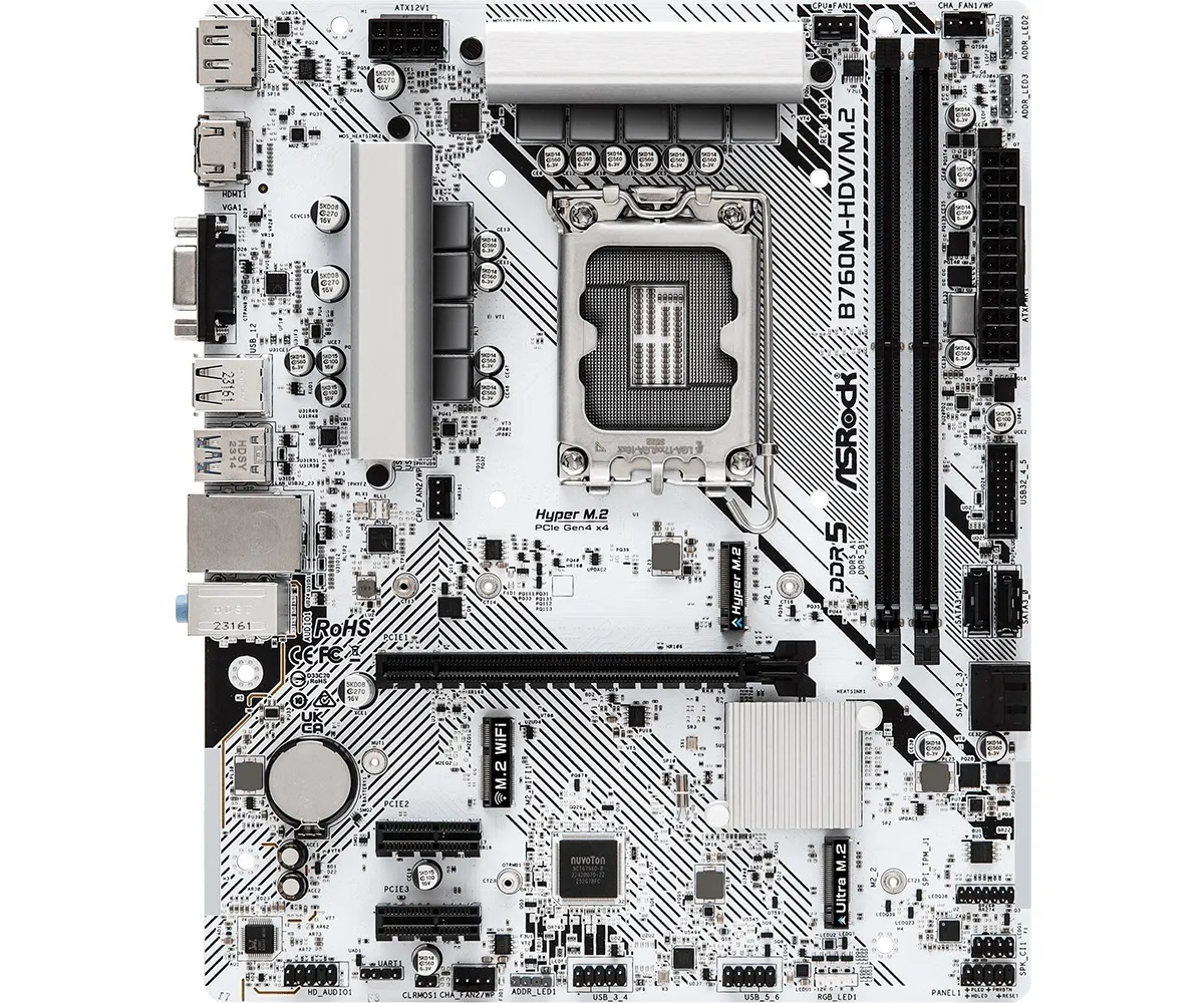Материнська плата ASRock B760M-HDV/M.2 Socket 1700 - зображення 1