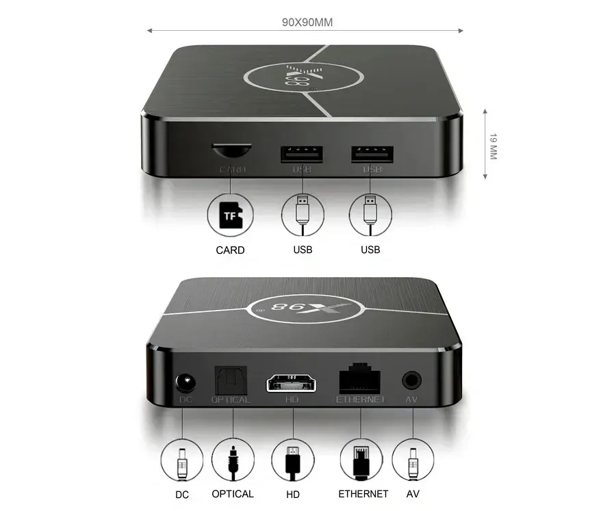 Smart-приставка X98 Plus 4/32 - мініатюра 13