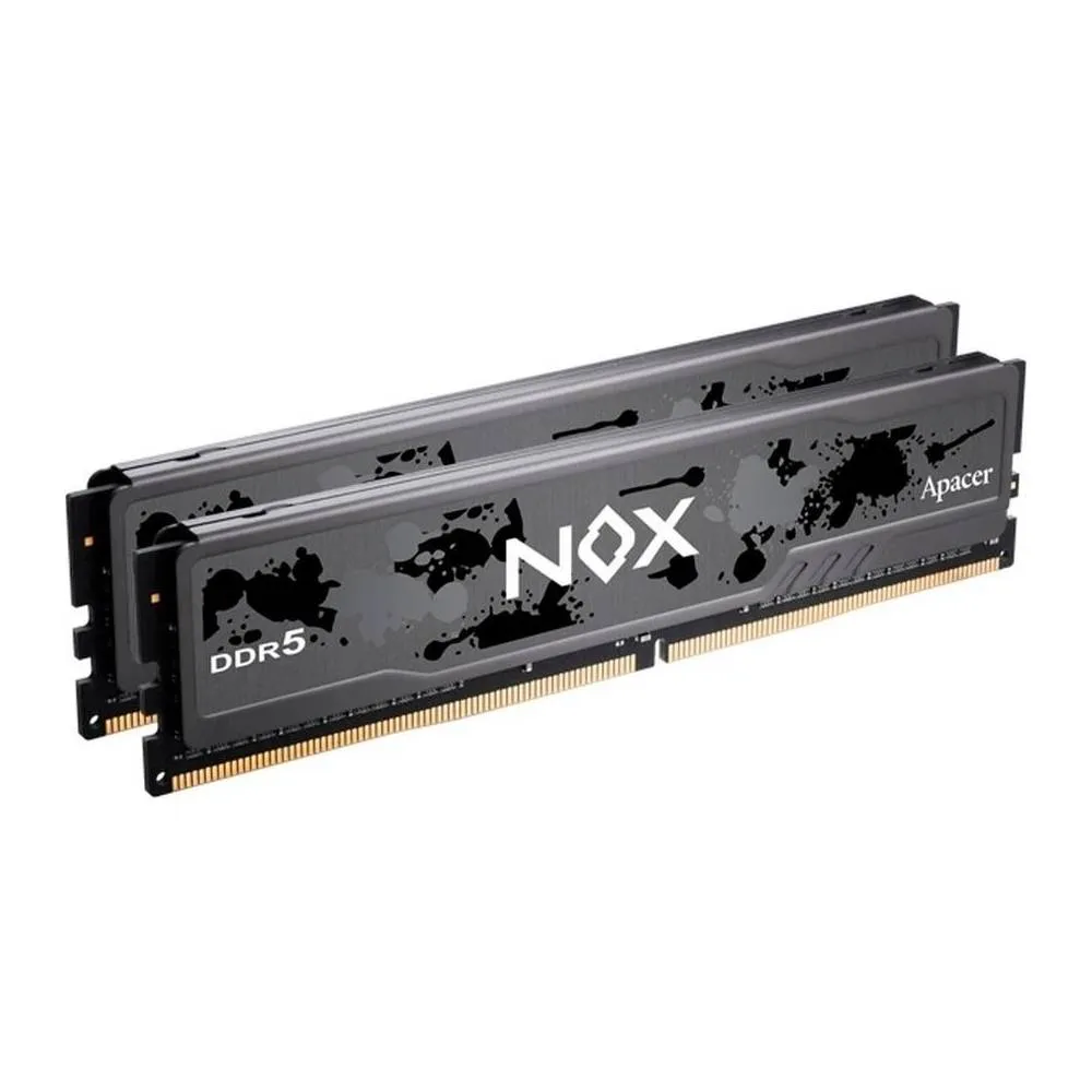Модуль пам`ятi DDR5 2x16GB/5200 Apacer NOX (AH5U32G52C522MBAA-2) - мініатюра 5