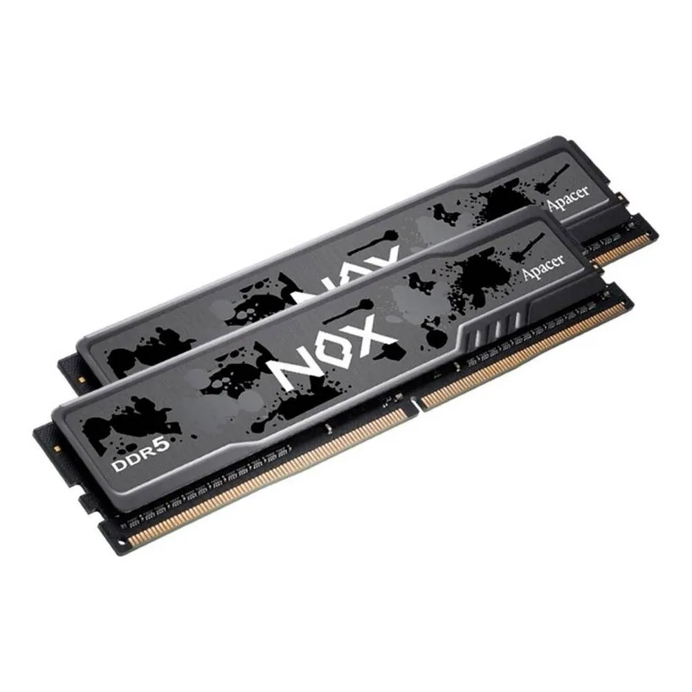 Модуль пам`ятi DDR5 2x16GB/5200 Apacer NOX (AH5U32G52C522MBAA-2) - мініатюра 6