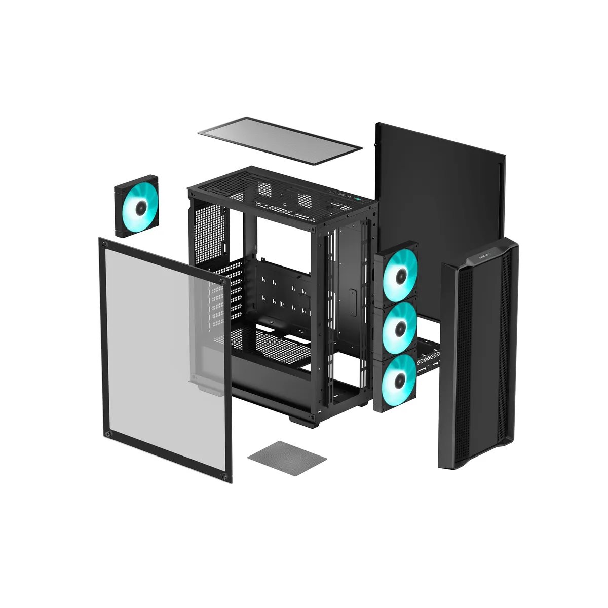 Корпус DeepCool CC560 V2 Black (R-CC560-BKGAA4-G-2) без БП - мініатюра 12