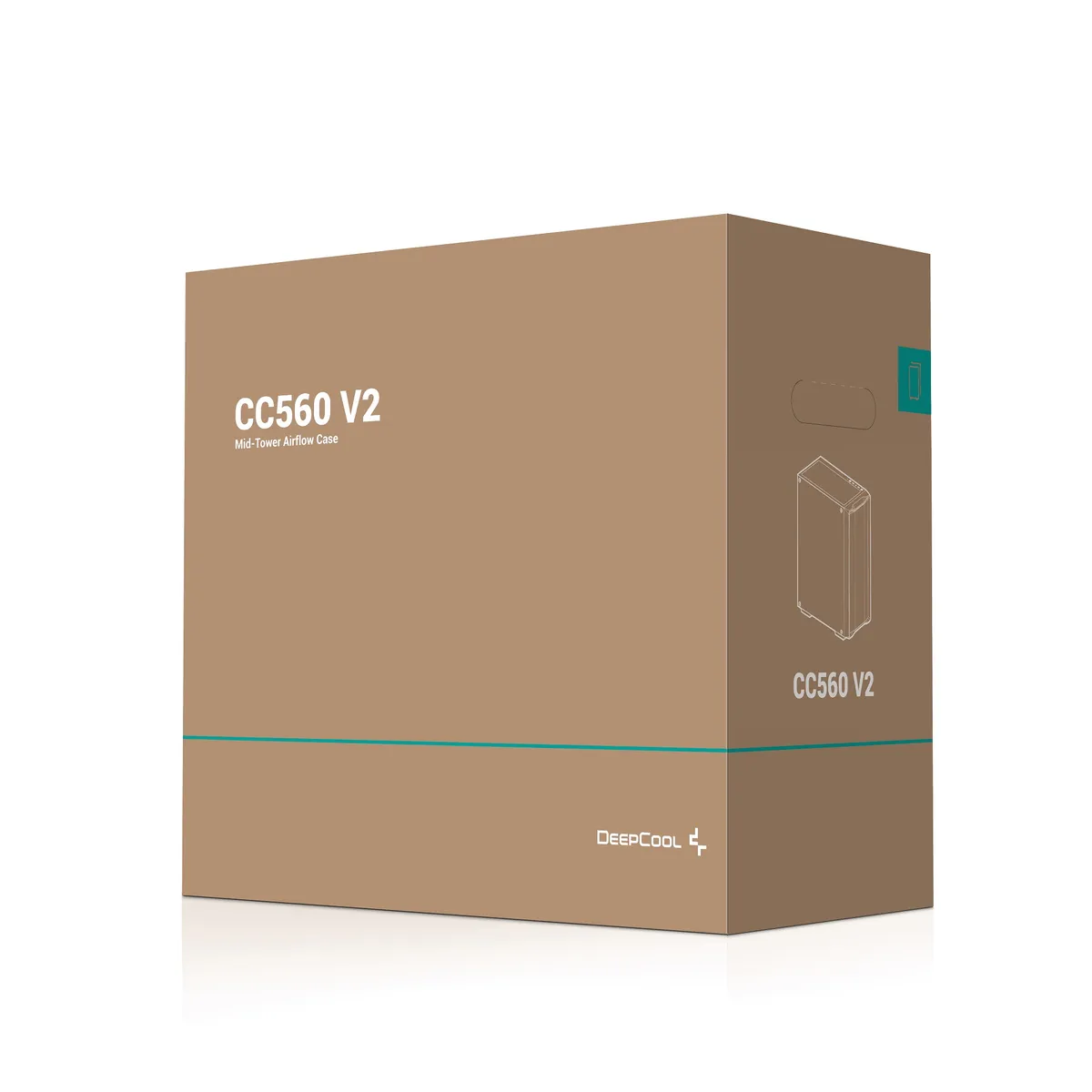 Корпус DeepCool CC560 V2 Black (R-CC560-BKGAA4-G-2) без БП - мініатюра 13