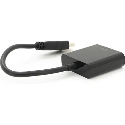 Конвертер HDMI (тато) на VGA (мама) 10cm, Black, 4K / 2K, Пакет Q250 - мініатюра 2