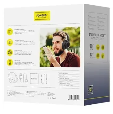 Bluetooth-гарнітура Foneng BL50 Bluetooth Headset (BL50-BH) - мініатюра 3