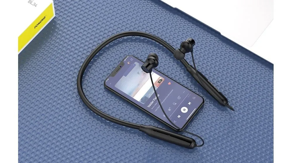 Bluetooth-гарнітура Foneng Neckband Sport BL34 (BL34-BE-N) - мініатюра 10