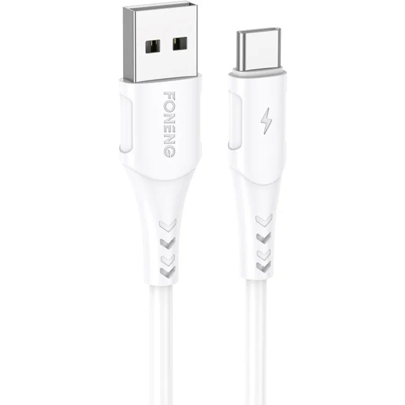 Кабель Foneng X81 1M Cable USB - USB Type-C (M/M), 2.1 A, 1 м, White (X81-CA-TC) - зображення 1