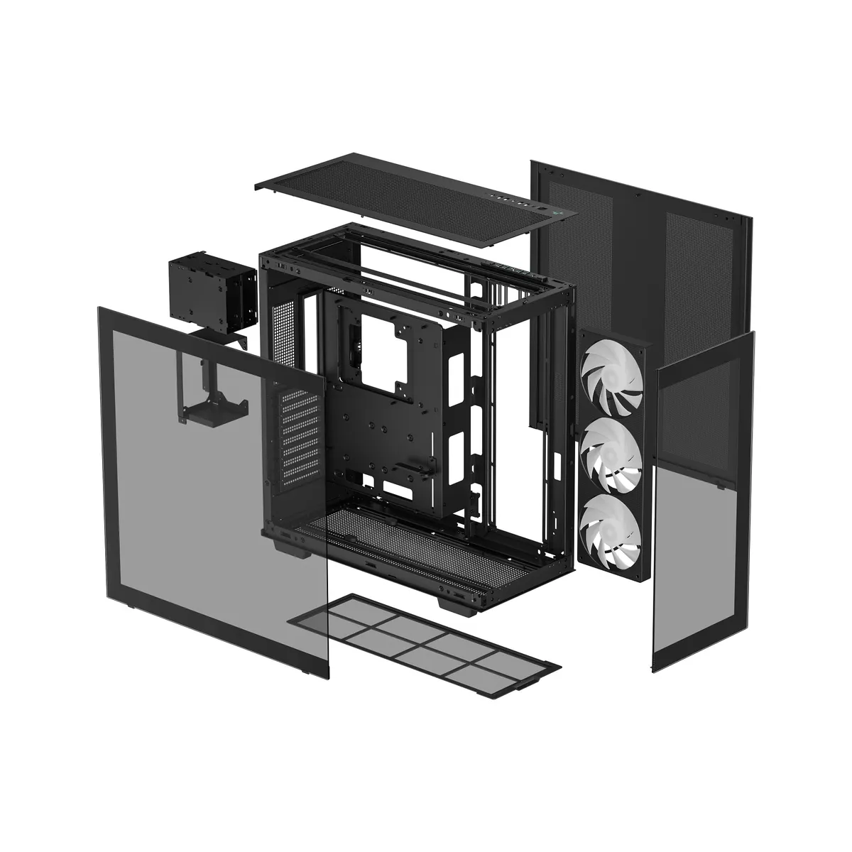 Корпус DeepCool CH780 Black (R-CH780-BKADE41-G-1) без БЖ - мініатюра 11