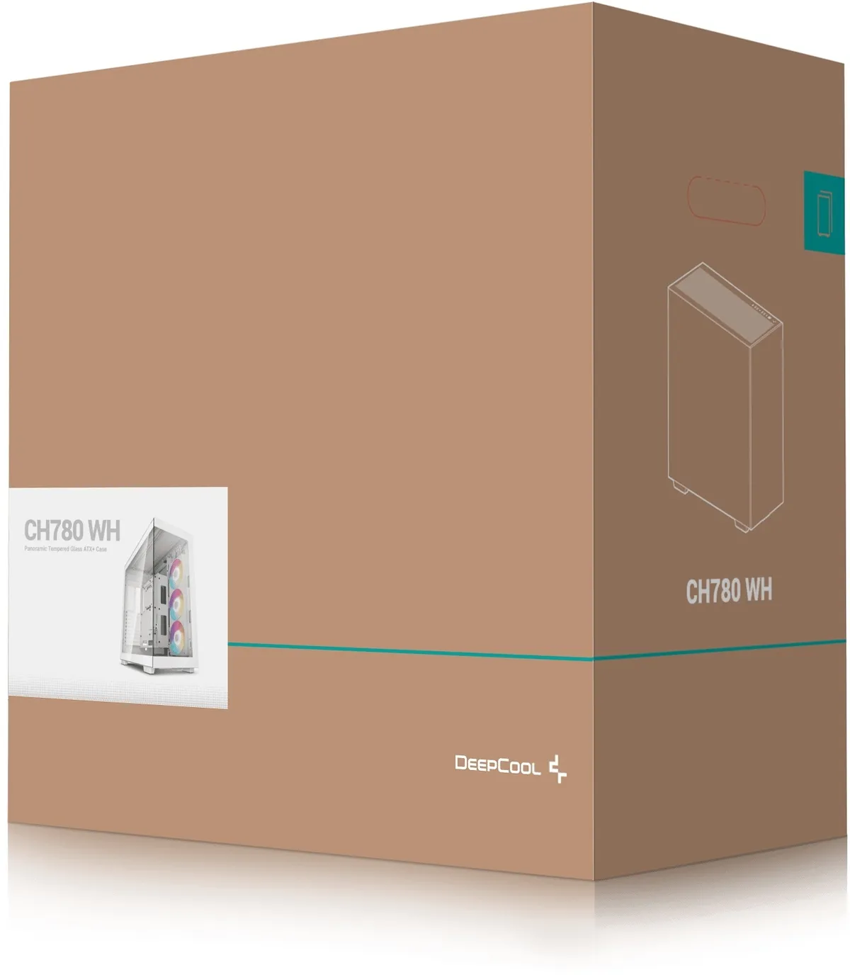 Корпус DeepCool CH780 White (R-CH780-WHADE41-G-1) без БЖ - мініатюра 13