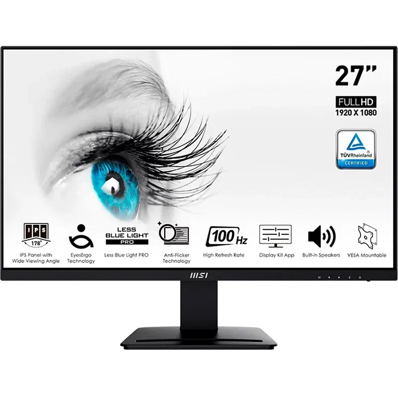 Монітор MSI 27" Pro MP273A IPS Black 100Hz - зображення 1