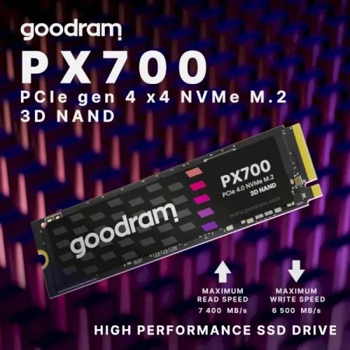Накопичувач SSD 1TB Goodram PX700 M.2 2280 PCIe 4.0 x4 NVMe 3D NAND (SSDPR-PX700-01T-80) - мініатюра 5