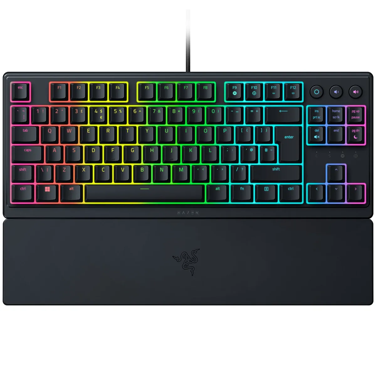 Клавiатура Razer Ornata V3 TKL UKR Black (RZ03-04881800-R371) - зображення 1