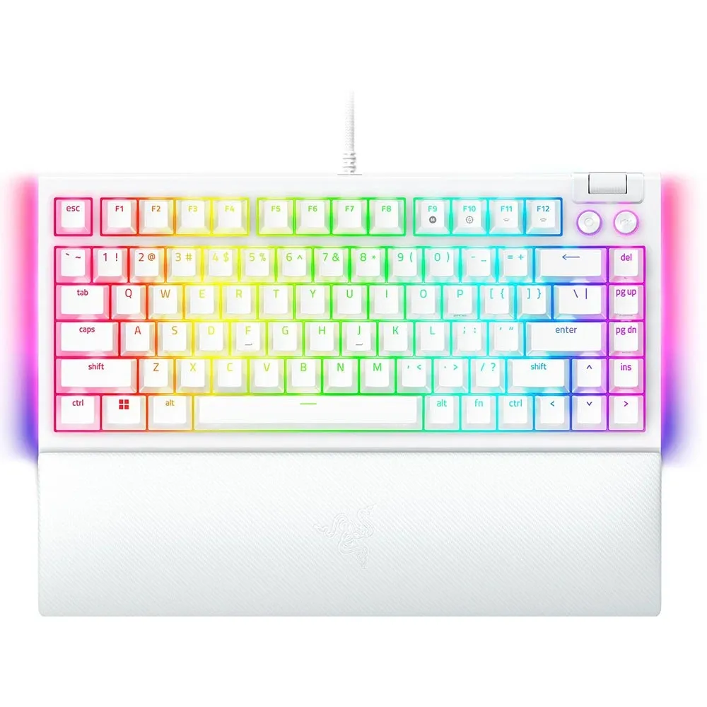 Клавіатура Razer BlackWidow V4 75% White (RZ03-05001700-R3M1) - мініатюра 2