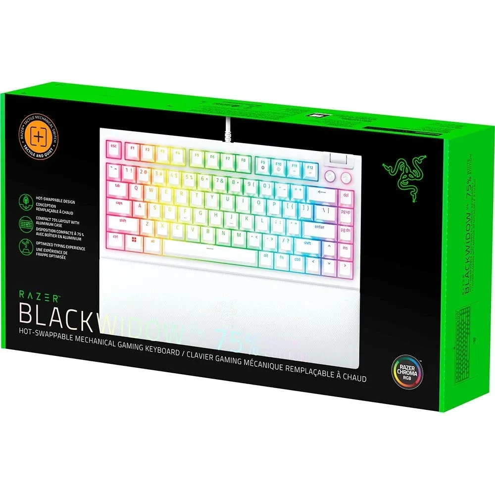 Клавіатура Razer BlackWidow V4 75% White (RZ03-05001700-R3M1) - мініатюра 8