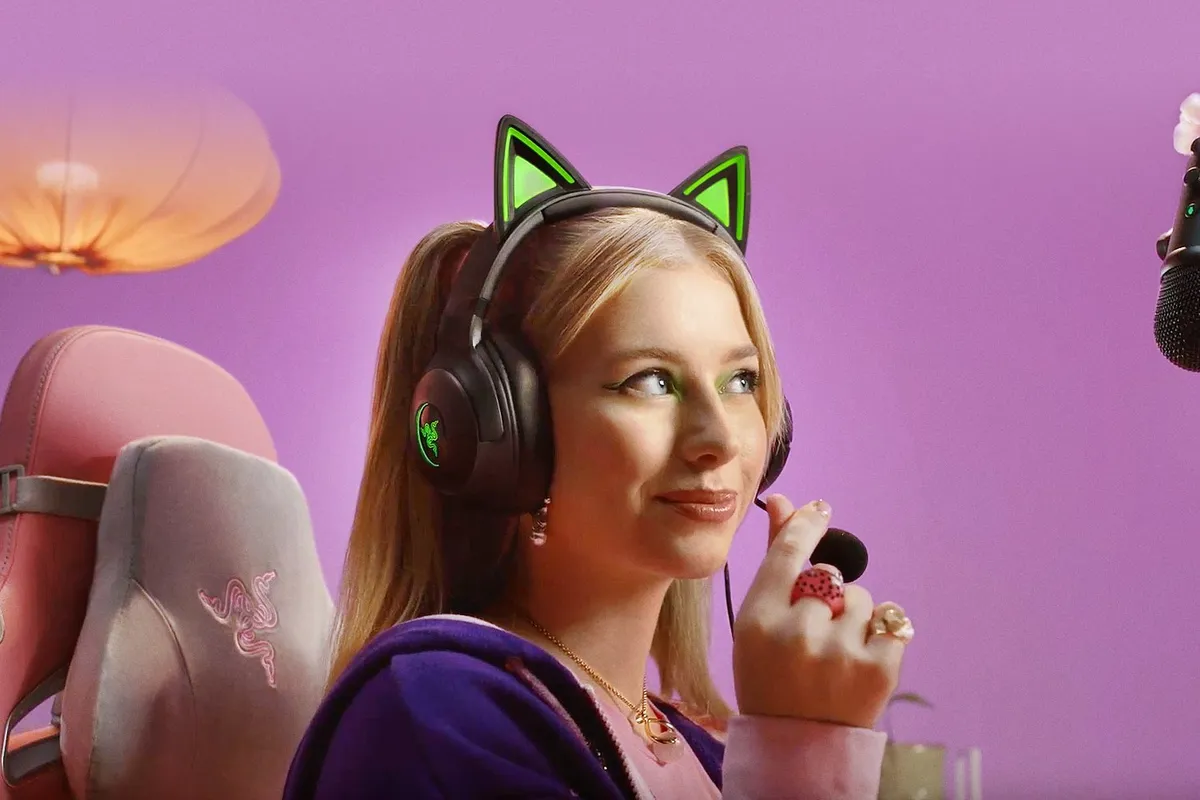 Гарнiтура Razer Kraken Kitty V2 Black (RZ04-04730100-R3M1) - мініатюра 8