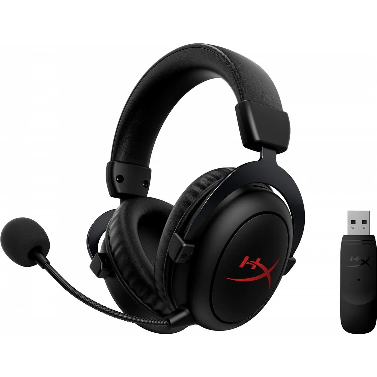 Bluetooth-гарнітура HyperX Cloud II Core Wireless Black (6Y2G8AA) - зображення 1