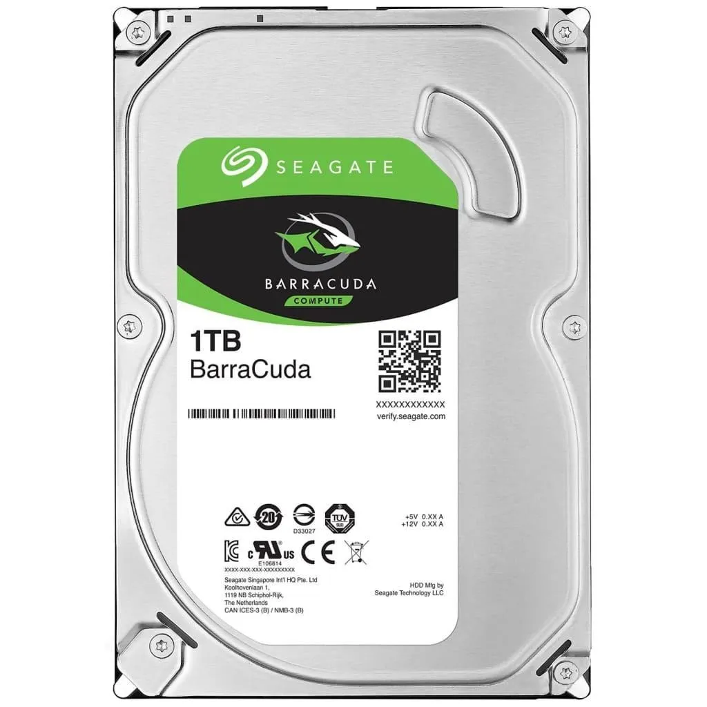 Накопичувач HDD SATA 1.0TB Seagate BarraCuda 256MB (ST1000DM014) - мініатюра 2