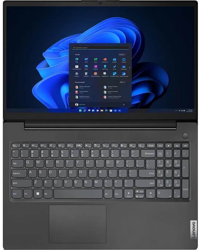 Ноутбук Lenovo V15 G4 AMN (82YU00YCRA) Black - мініатюра 3