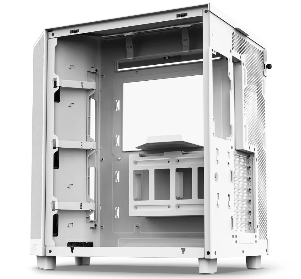Корпус NZXT H6 Flow White (CC-H61FW-01) без БЖ - мініатюра 4
