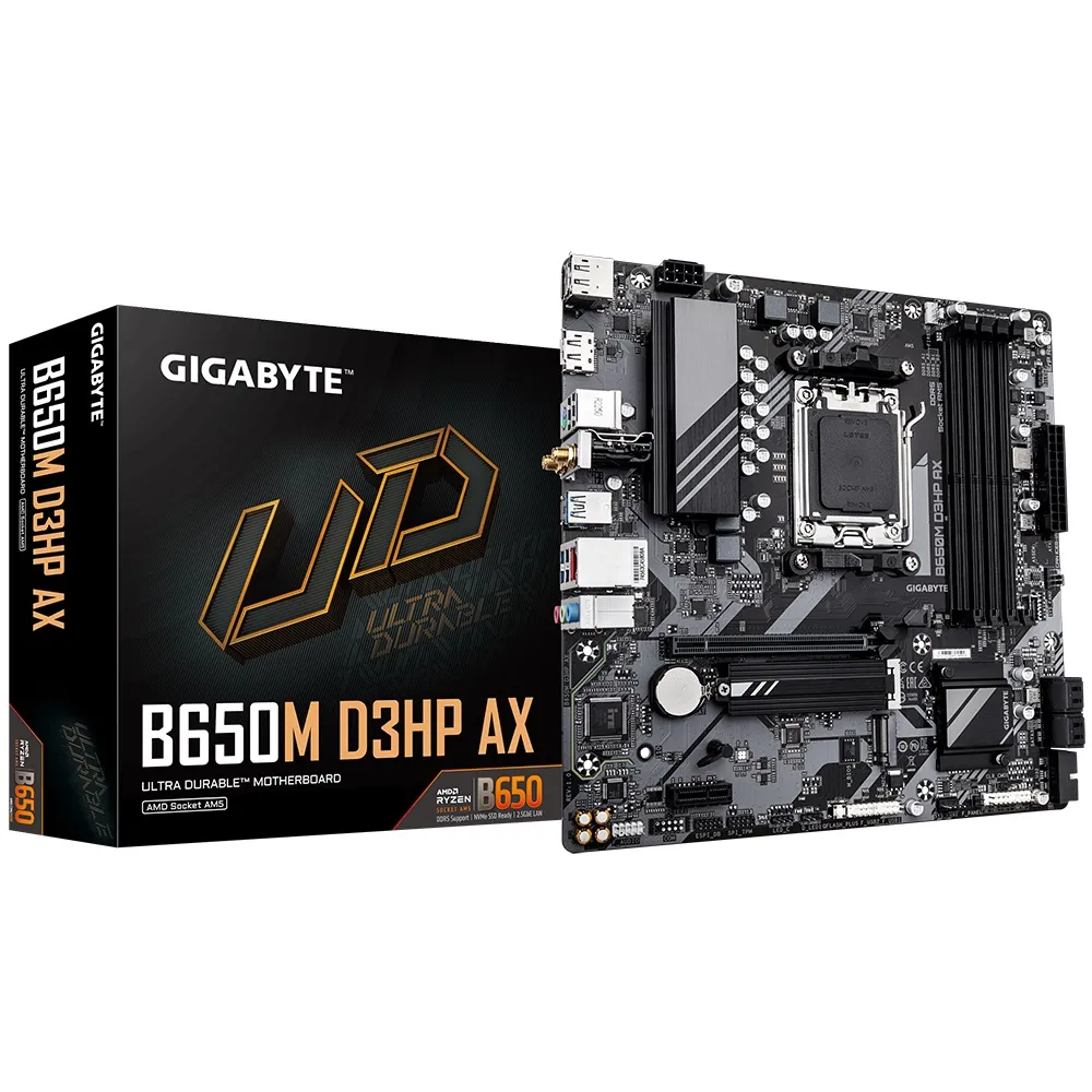 Материнська плата Gigabyte B650M D3HP AX Socket AM5 - зображення 1