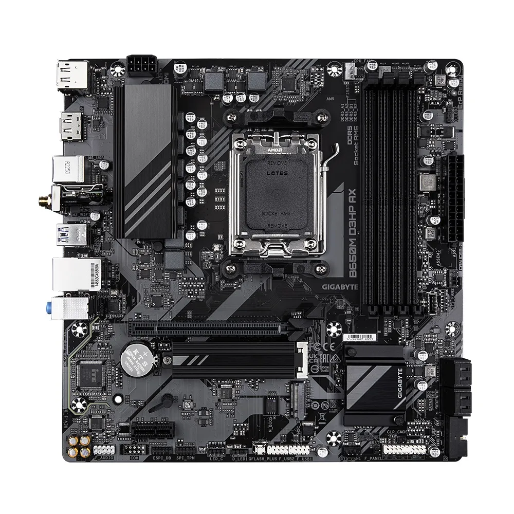 Материнська плата Gigabyte B650M D3HP AX Socket AM5 - мініатюра 2