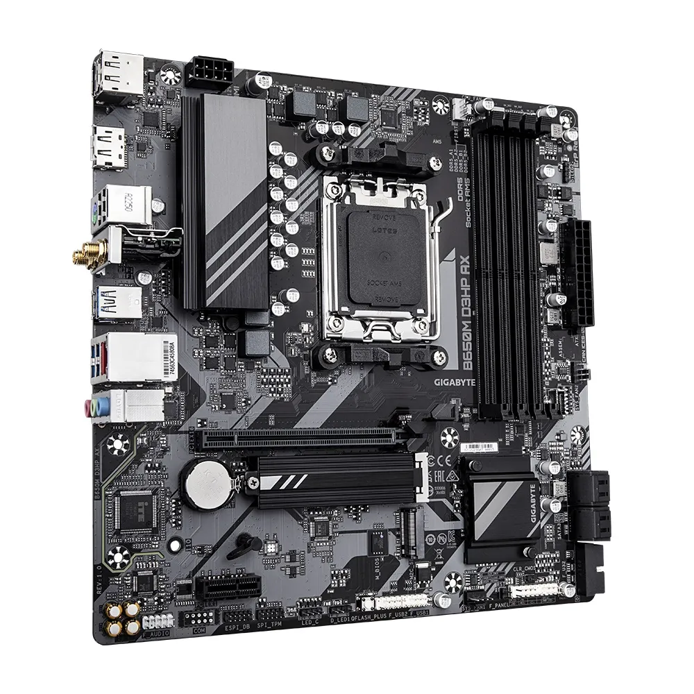 Материнська плата Gigabyte B650M D3HP AX Socket AM5 - мініатюра 3