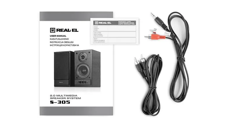 Акустична система REAL-EL S-305 Black - мініатюра 8