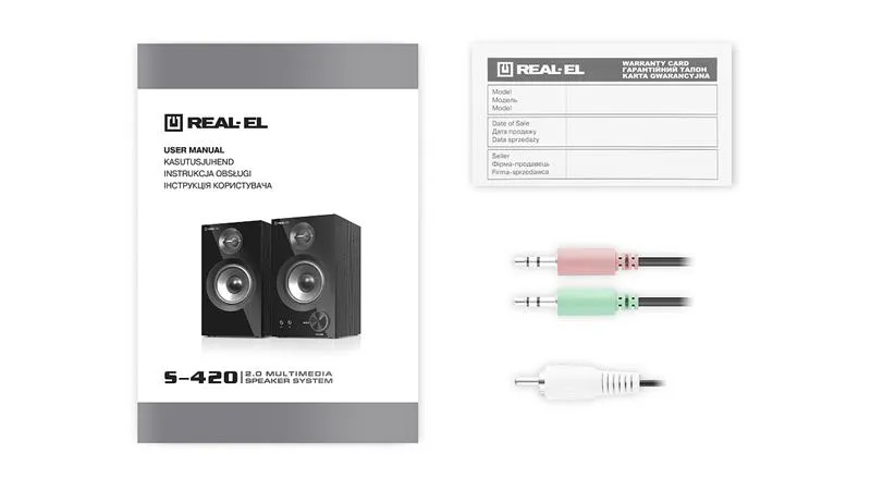 Акустична система REAL-EL S-420 Black - мініатюра 8