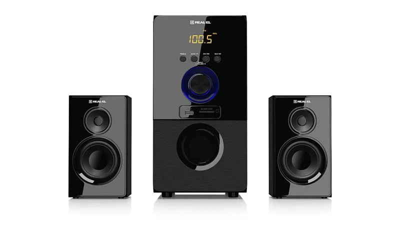 Акустична система REAL-EL M-555 Black - зображення 1