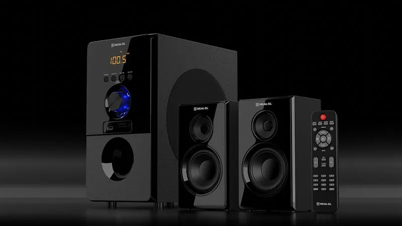 Акустична система REAL-EL M-555 Black - мініатюра 4